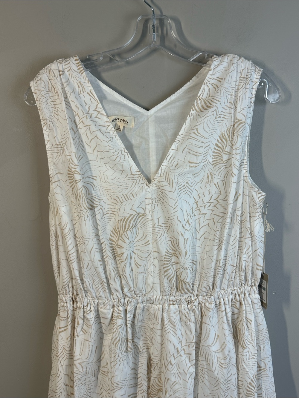 NWT Haven Well Well Within Cotton Voile Shell Midi Dress Size S Feminine Resort - Picture 5 of 14